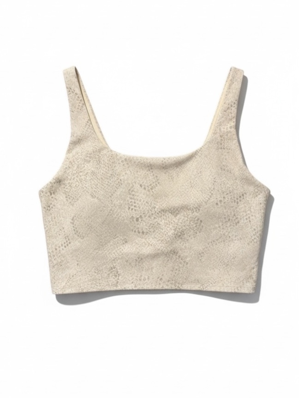 Old Navy Active Powersoft Snake Print Crop Tank Built In Bra Size XL